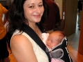 Rosvita Leban in novorojena Lara, 14.4.07